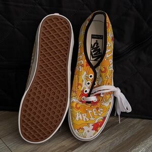 Vans Aries Yellow and Red Women's Shoes